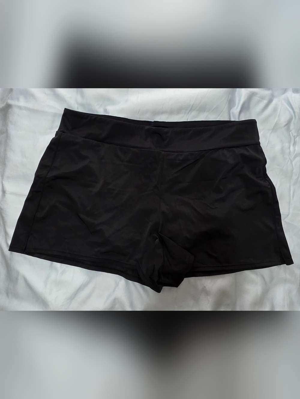 Bai Harbour Women's Black Swim Shorts Tummy Control Bottoms Size XXL